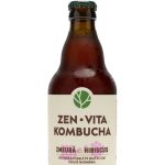 1 sticlă 330 ml x zmeură și hibiscus